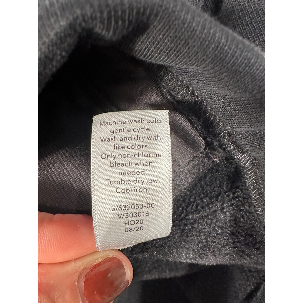 Athleta Womens Karma Black Half Zip Fleece Lined Hoodie Sweatshirt XS Thumbholes - Picture 9 of 11